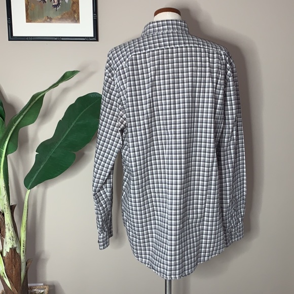 Eddie Bauer Relaxed Fit Plaid Button Down Lightweight Flannel Shirt, Men’s L - Picture 2 of 12